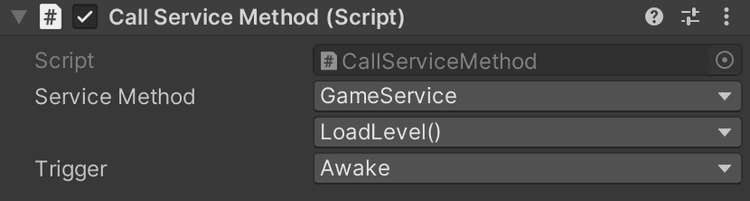 Call Service Method